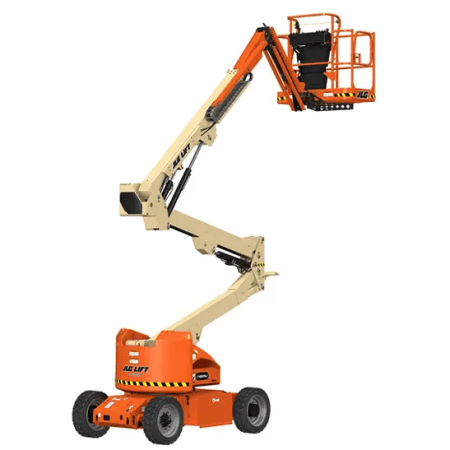 KNIKTELESCOOP HOOGTEWERKER 15M BATTERIJ