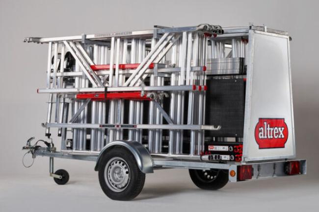 VERHUUR STELLING OP AANHANGWAGEN