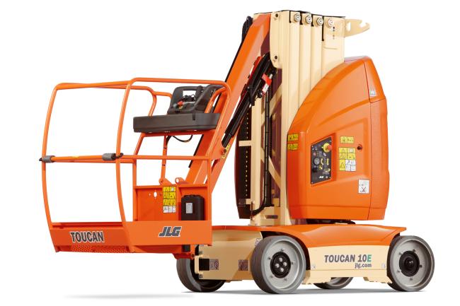 VERHUUR VERTICALE HOOGTEWERKER 10,00M BATTERIJ