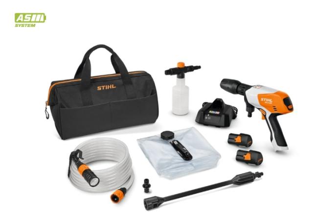 STIHL RCA 20 ACCUDRUKREINIGER + 2X AS 2 & AL 1